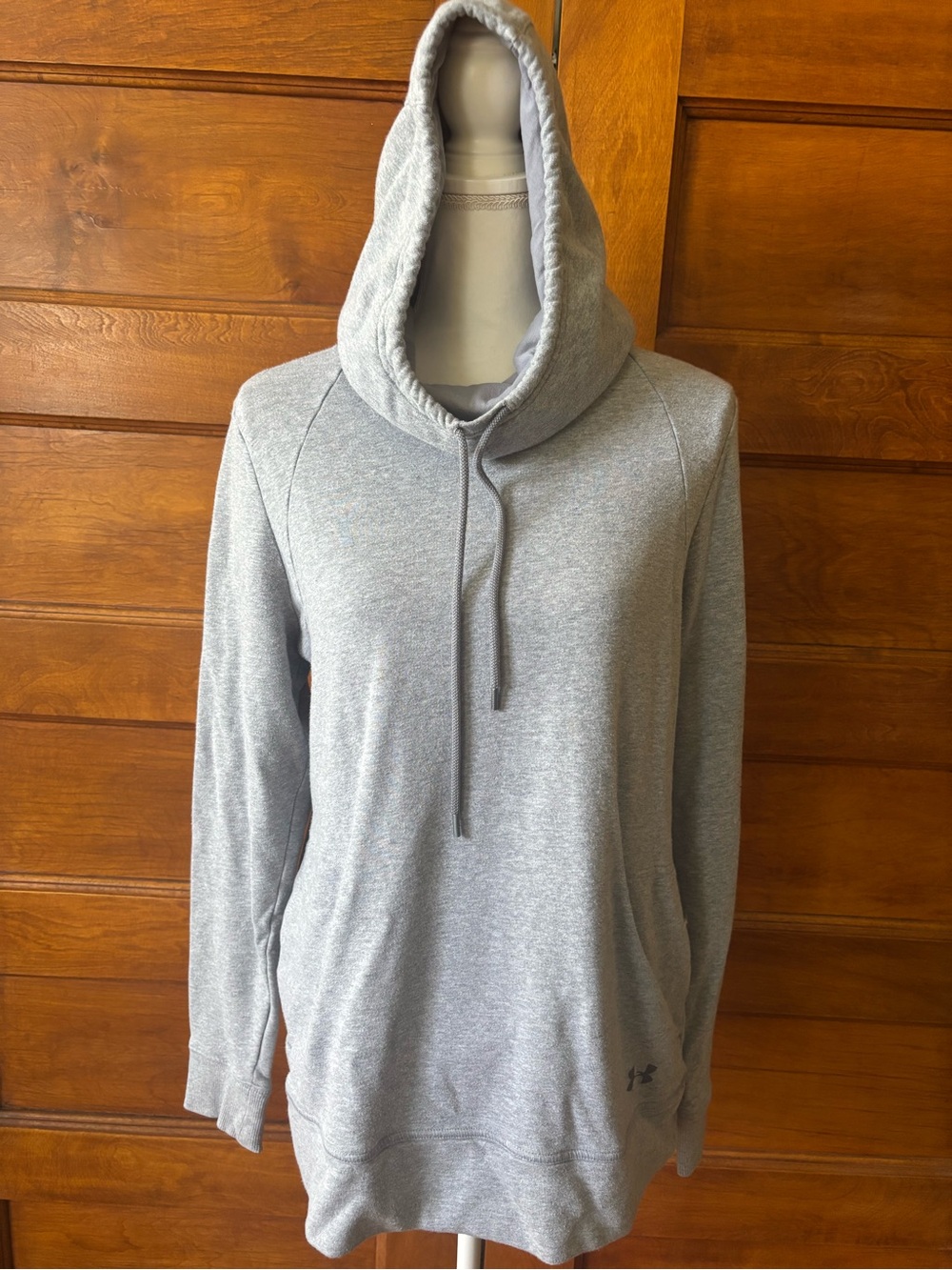 Under Armour Women's Light Gray Hoodie Sweater - Casual Pullover
